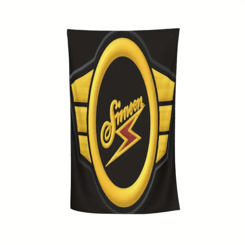Simson Emblem Quick-Dry Beach & Gym Towel – Bold, Premium & Ultra-Soft