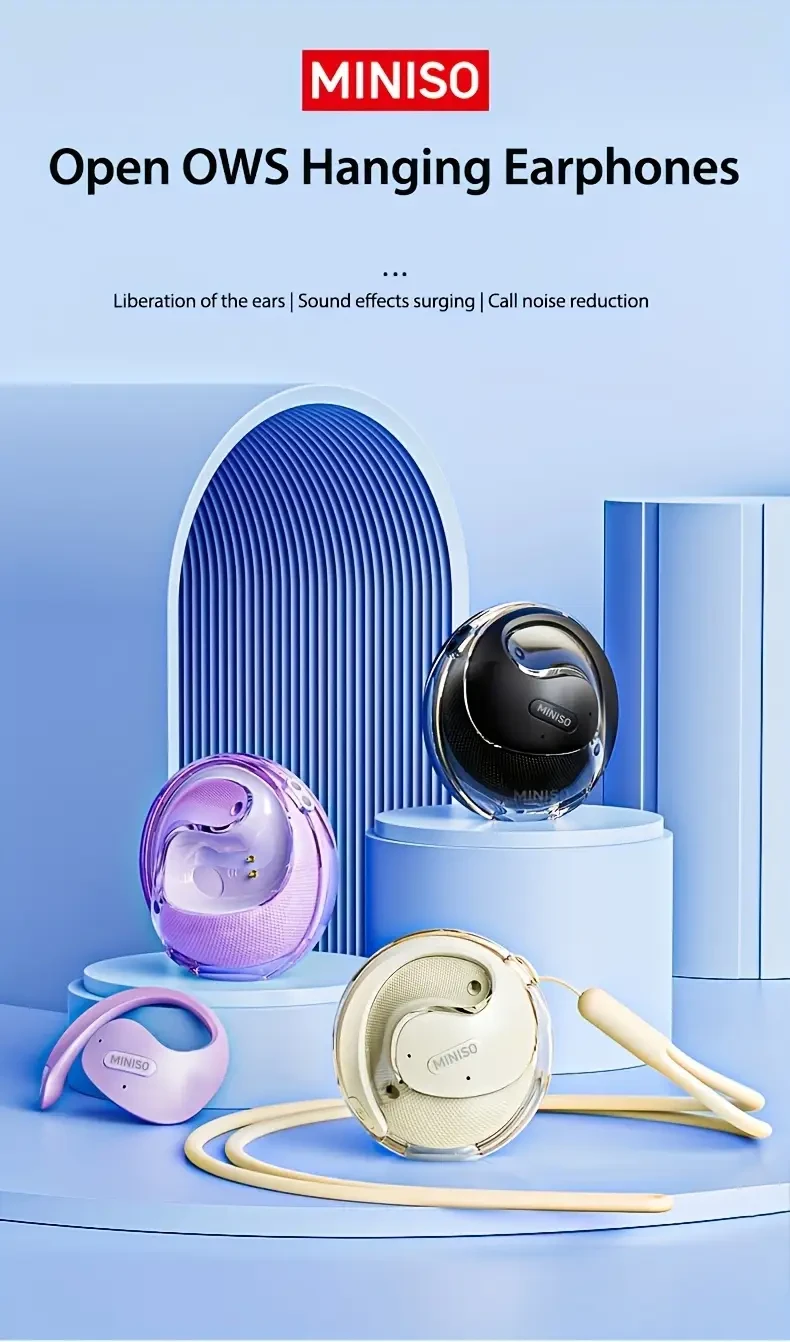 MINISO X15 Pro Smart Translation Earbuds – Innovative, Wireless & Multilingual Perfect for travelers, professionals, and multilingu