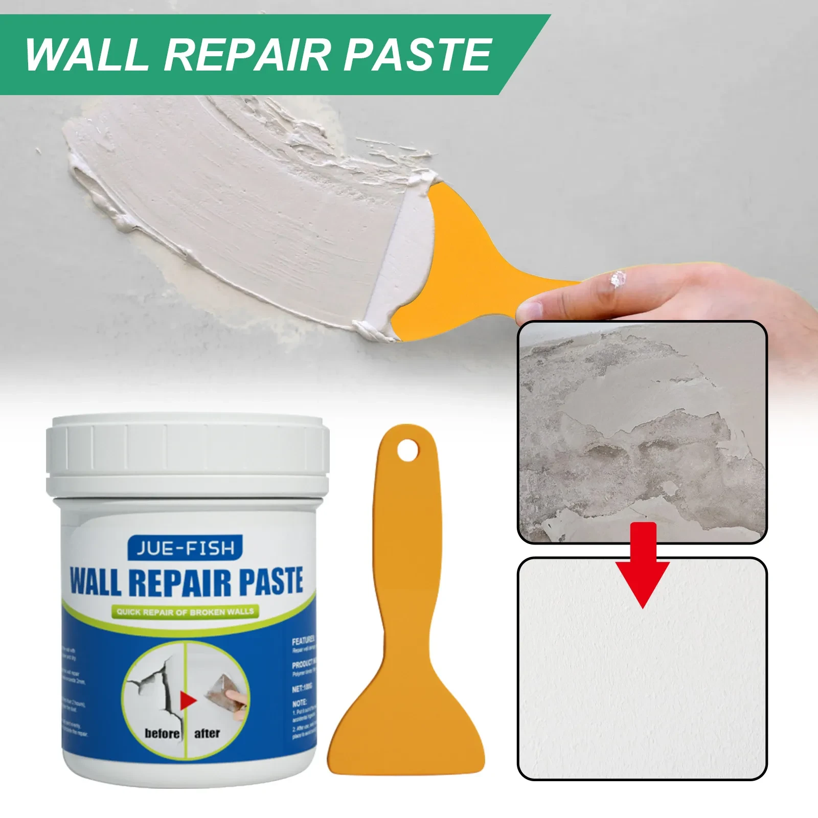 Wall Repair Paste Cover Stains