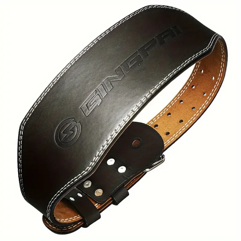 GINGPAI Fitness Waist Belt with Lifting Strap – Supportive, Durable & Performance-Driven