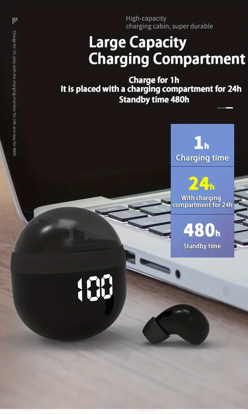 INSONIXN Phantom Mini True Wireless Headset – Compact, Powerful & Invisible