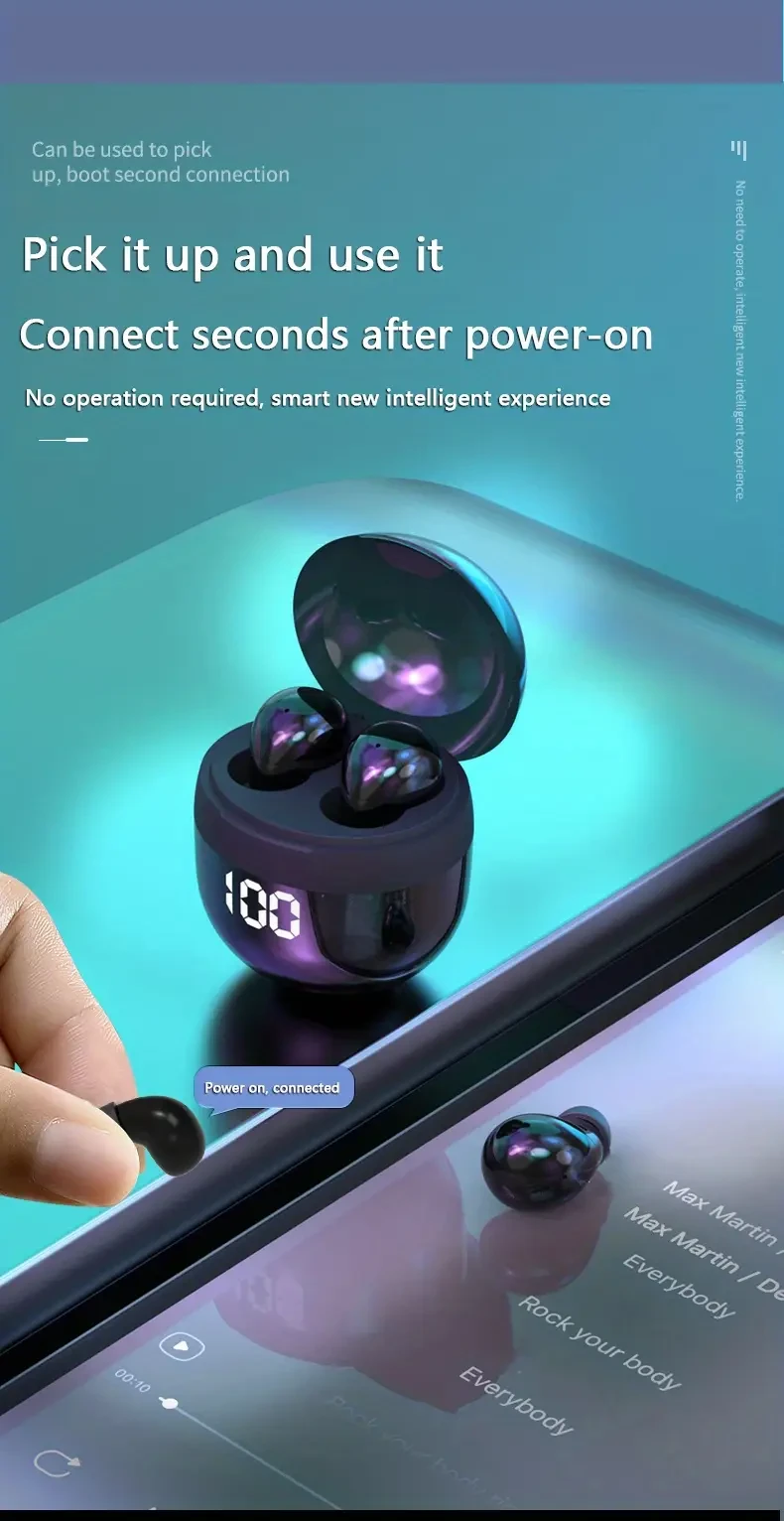 INSONIXN Phantom Mini True Wireless Headset – Compact, Powerful & Invisible