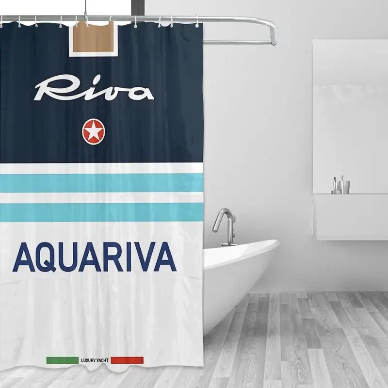 Aquariva Riva-Inspired Luxury Shower Curtain – Elegant, Durable & Stylish