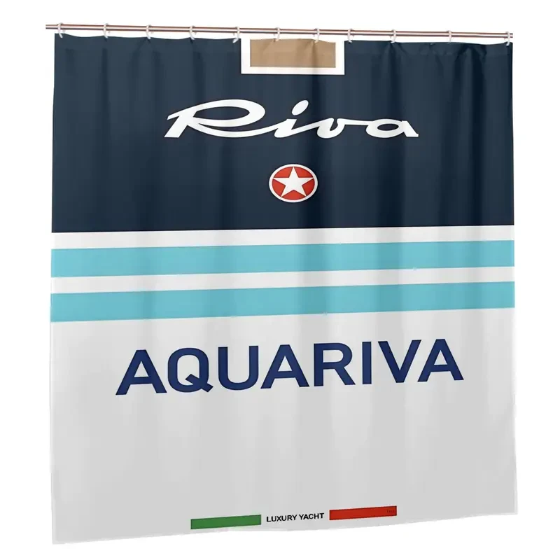 Aquariva Riva-Inspired Luxury Shower Curtain – Elegant, Durable & Stylish