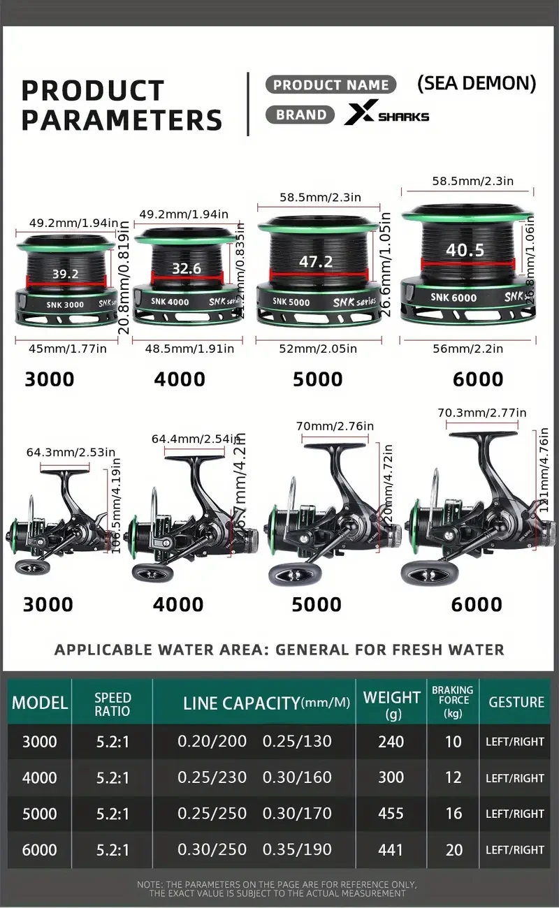 X-Sharks High-Performance Carp Fishing Reel – Durable, Powerful & Versatile