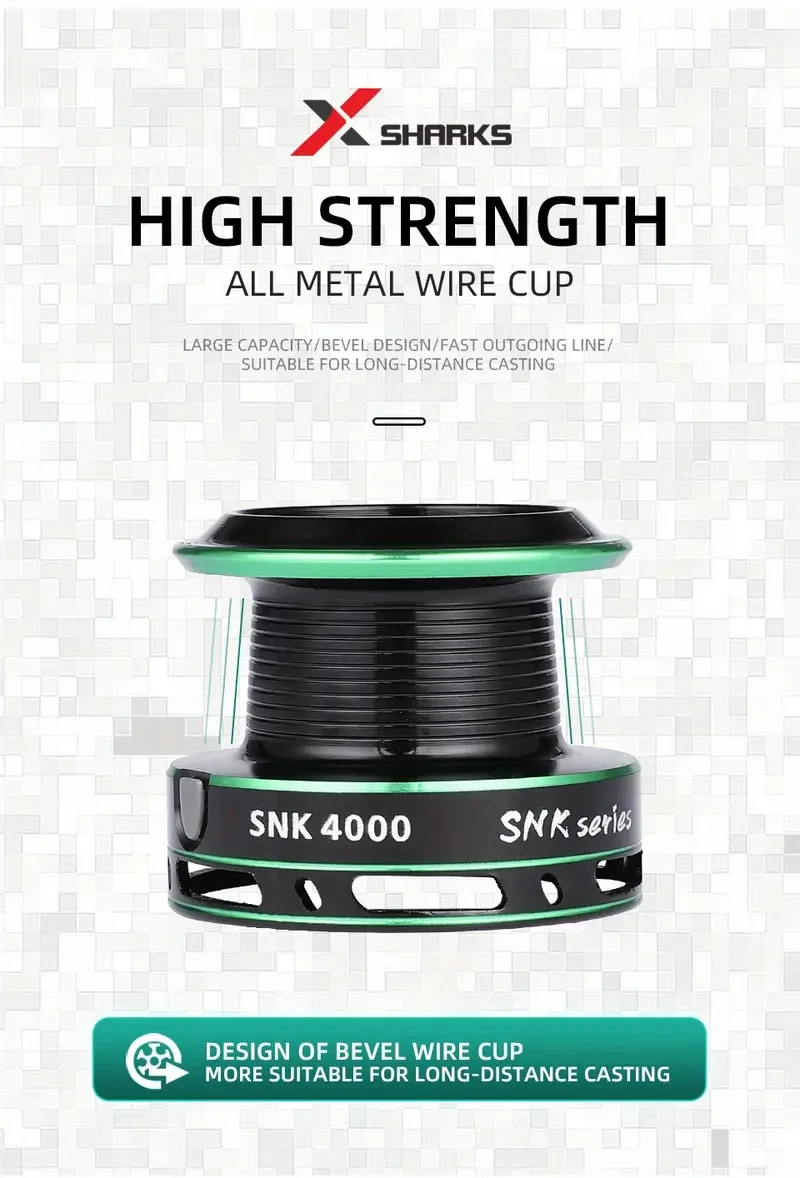 X-Sharks High-Performance Carp Fishing Reel – Durable, Powerful & Versatile