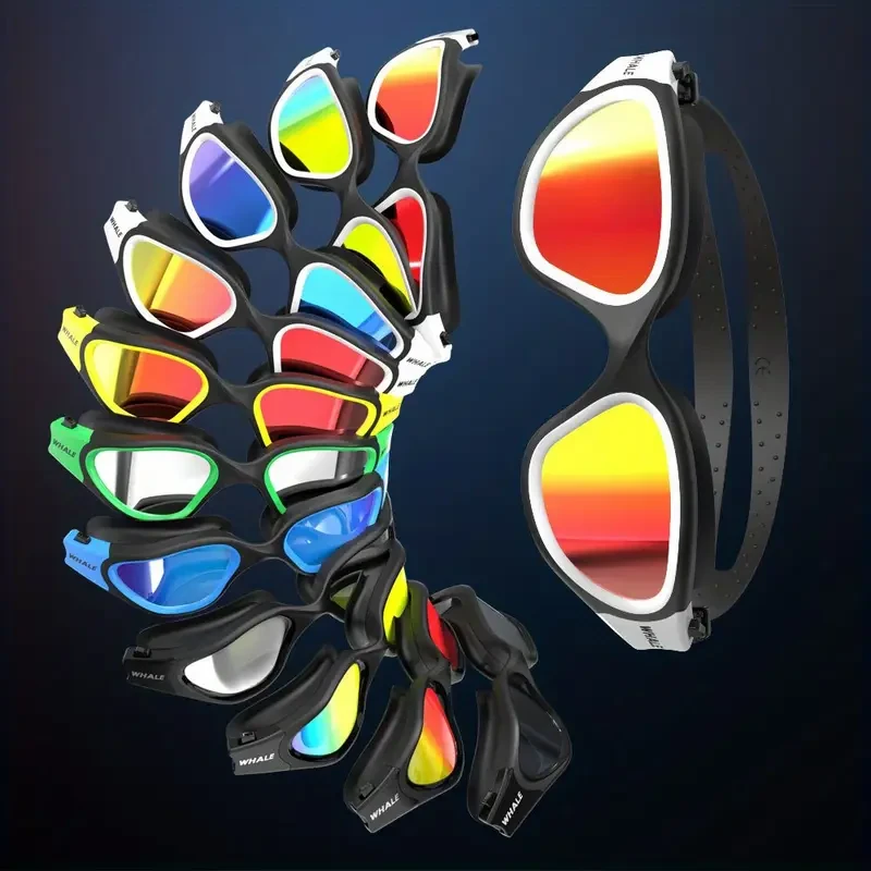 WHALe Professional Adult Anti-Fog Lens Polarized Swimming Goggles – Ultimate Clarity and Comfort for Swimmers