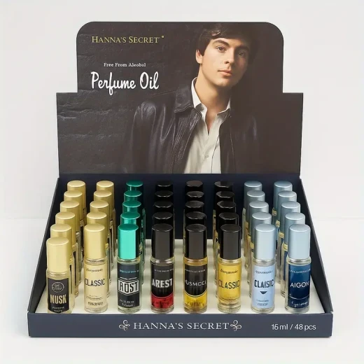 Men's Perfume Oil 15ml – Long-Lasting Fresh Floral Scent for Men and Women