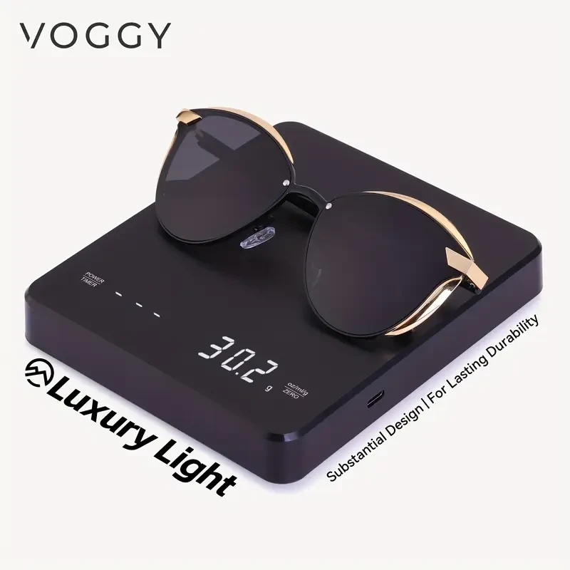 VOGGY Retro Butterfly Polarized Fashion Glasses – Stylish Metal Frame Sunglasses for Men & Women