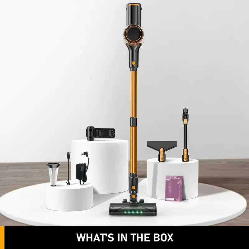 SUXIANGVAC High Suction Power Home Vacuum Cleaner – Cordless, 8-in-1 Combo with LED Display