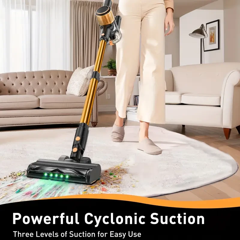 SUXIANGVAC Cordless Vacuum Cleaner – Lightweight, Powerful Suction for Home, Hardwood Floors, and Pet Hair