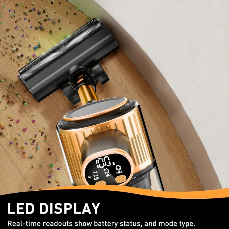 SUXIANGVAC Cordless Vacuum Cleaner – Lightweight, Powerful Suction for Home, Hardwood Floors, and Pet Hair