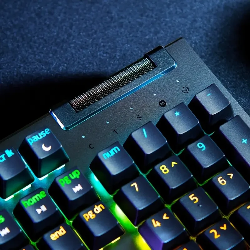 RAZER BlackWidow Spider V4 X Gaming Keyboard – RGB Backlit with Razer Chroma Sync