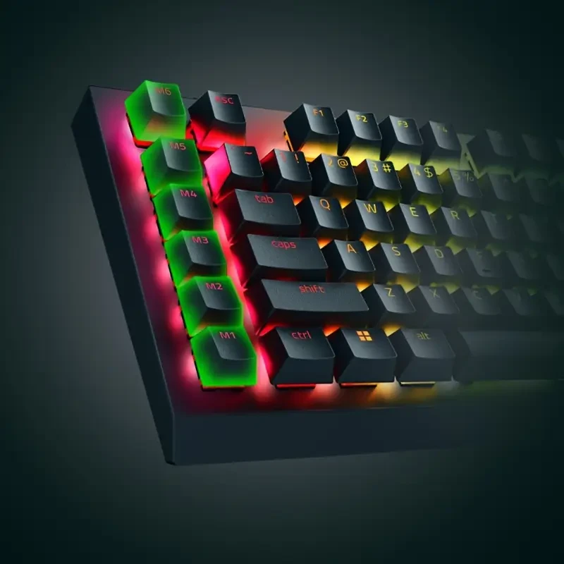 RAZER BlackWidow Spider V4 X Gaming Keyboard – RGB Backlit with Razer Chroma Sync