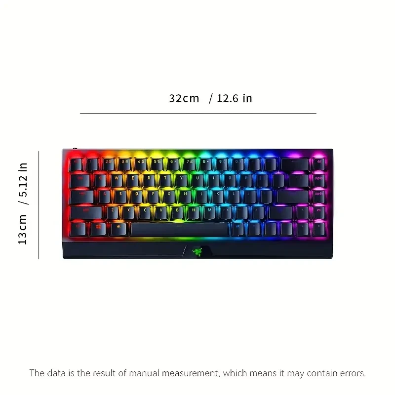 Razer BlackWidow V4 Mini HyperSpeed Wireless Hot-Swappable 65% Gaming Keyboard