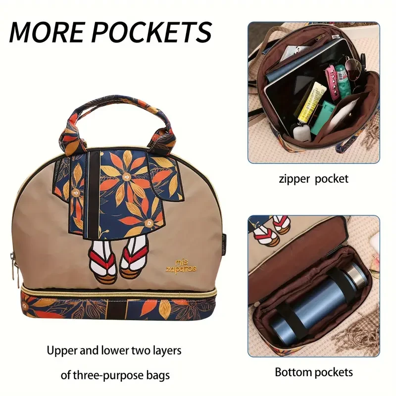 Miszapatos Women's 3-in-1 Convertible Backpack Crossbody Handbag – Stylish, Practical, and Versatile for Everyday Use