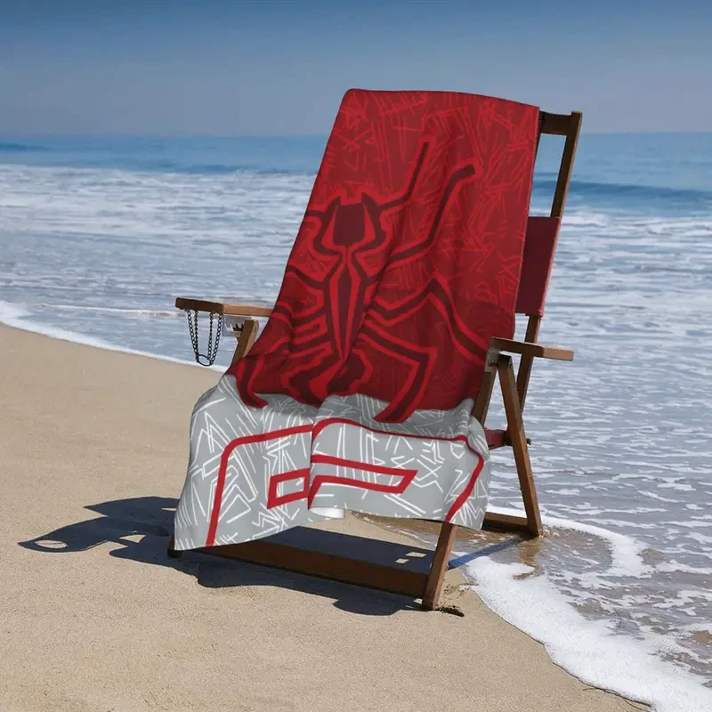 Marc Marquez 93 Motorcycle Racing Design Beach Towel – Ideal for Motorsport Fans and Outdoor Enthusiasts