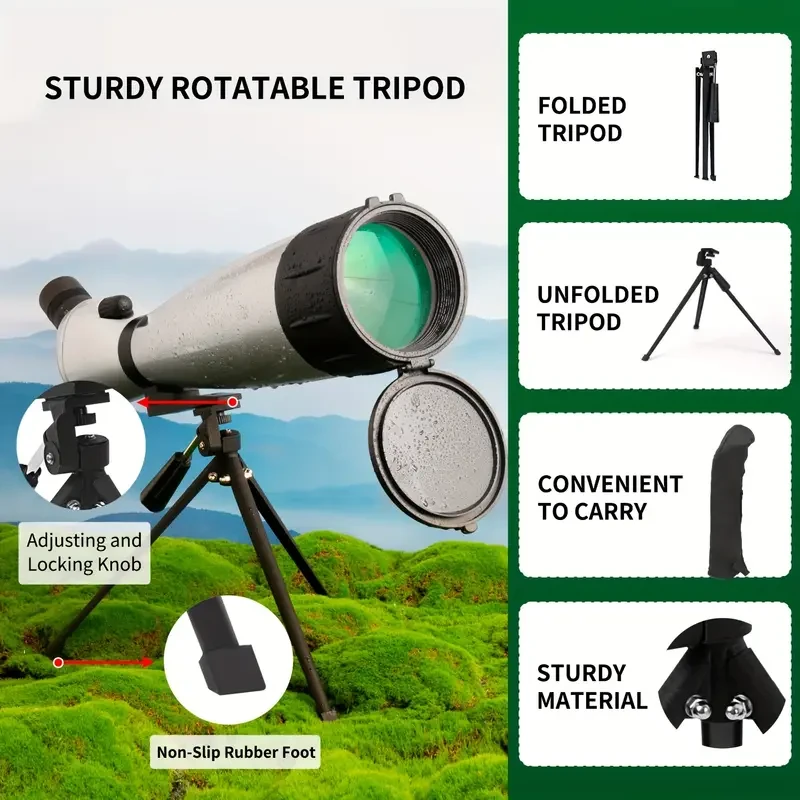 HD 33-100X100 Spotting Scope – High-Powered Optical Clarity for Long-Range Viewing