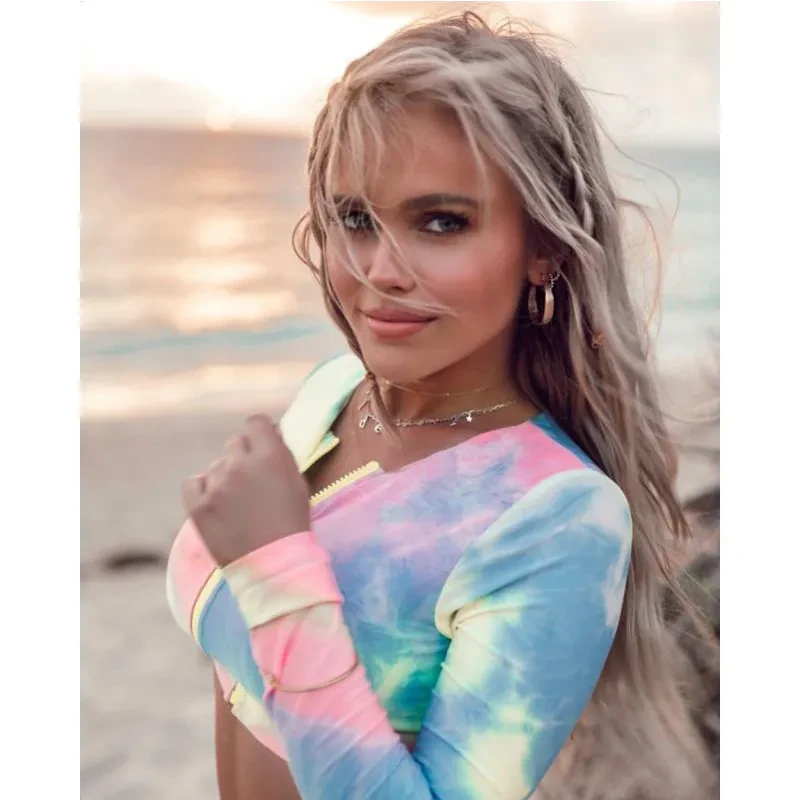 Two Piece Rash Guard Swimsuit