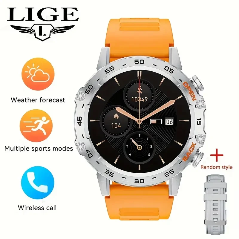 LIGE Smart Watch – Classic, Stylish, and Feature-Rich Smartwatch for Sports and Outdoor Activities