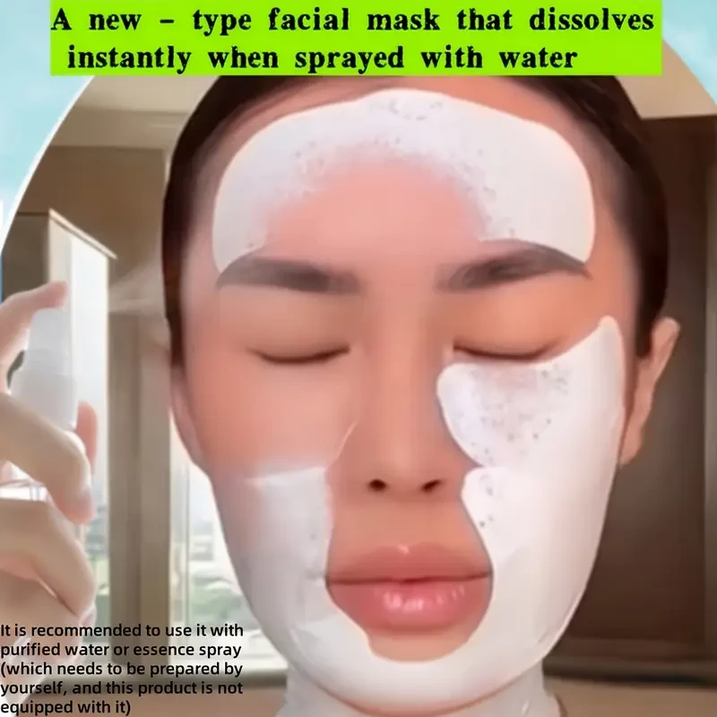 Soluble Collagen Film – Korean Tech Hypoallergenic Sheet for Forehead & Cheeks with Moisturizing Hydration