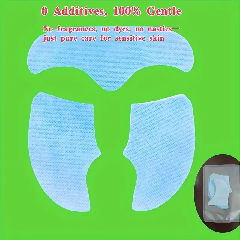 Soluble Collagen Film – Korean Tech Hypoallergenic Sheet for Forehead & Cheeks with Moisturizing Hydration