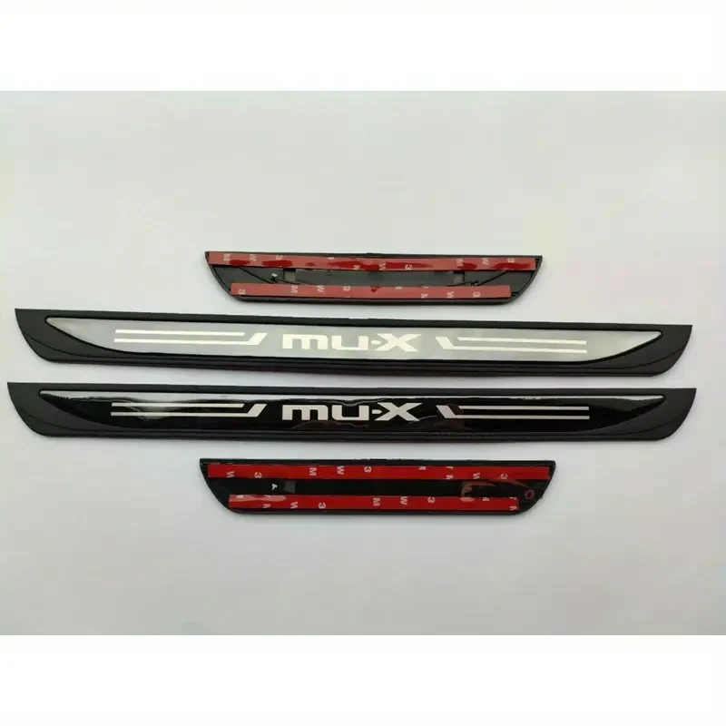 Carhanson MUX Car Door Sill Scuff Plate Cover Trims Strip – Durable Protection for Your Isuzu Mu-X