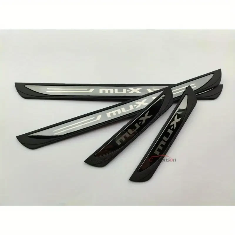 Carhanson MUX Car Door Sill Scuff Plate Cover Trims Strip – Durable Protection for Your Isuzu Mu-X