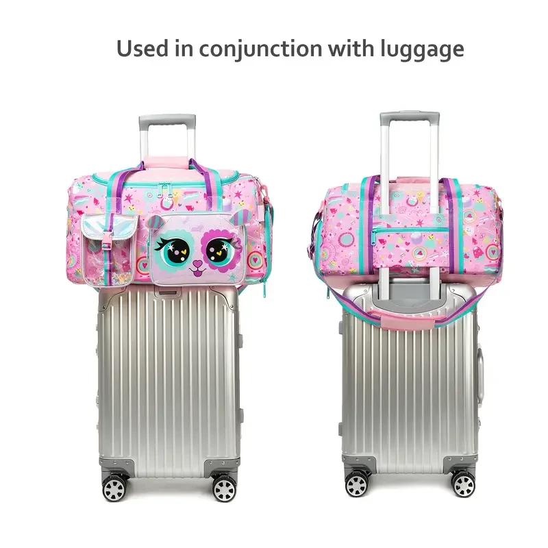 Travel Duffle Bag Weekender Overnight Bag Gym Tote Bag with Wet Pocket for Women – Versatile and Stylish Carry-All for Any Occasion