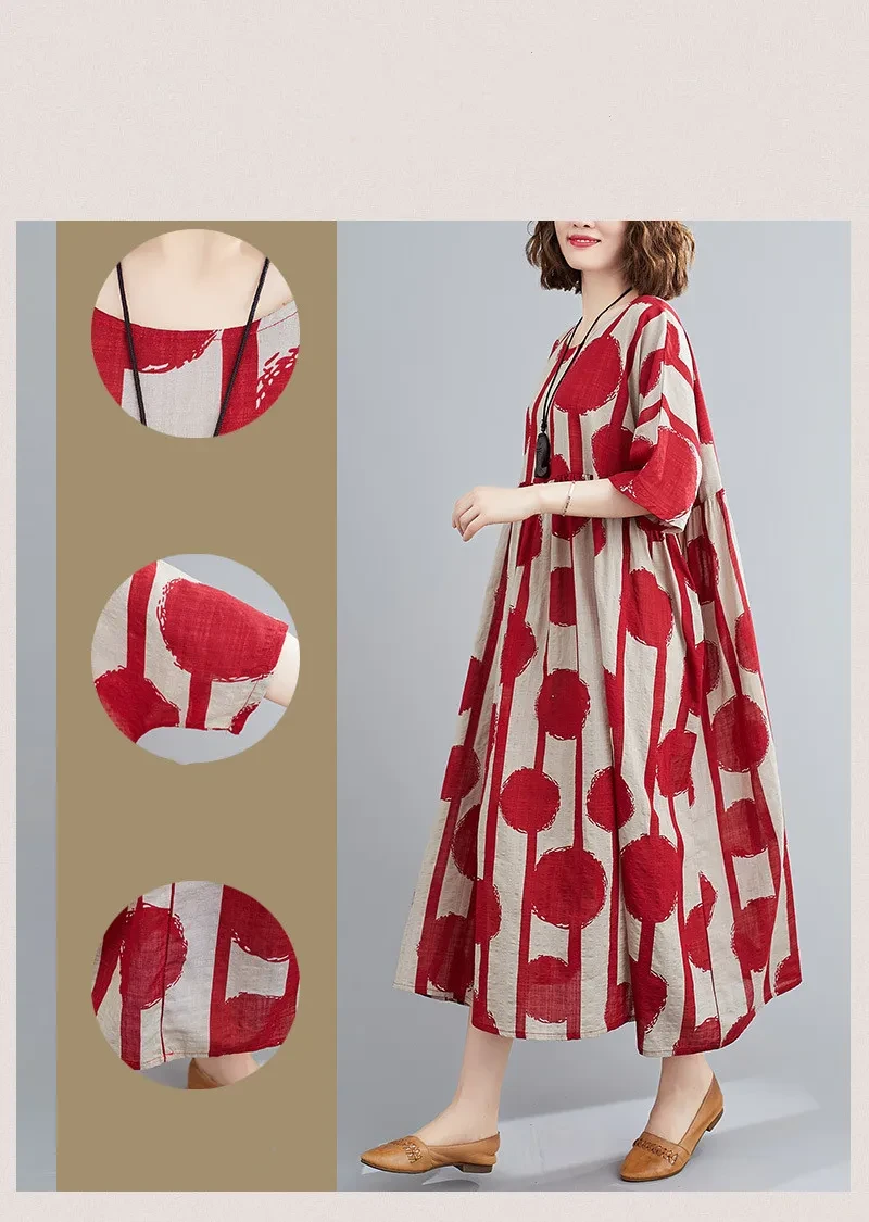 Cotton Dresses Plus Size