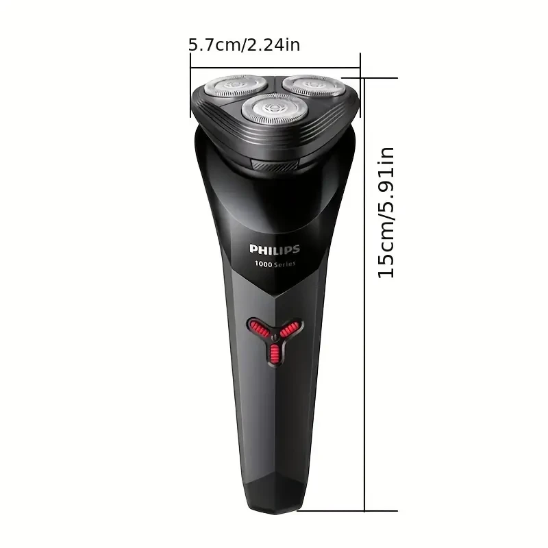 Philips Shaver Series 1000 Electric Hair Remover S1113 – PowerCut Blade with ContourFlex Razor Head for Smooth, Professional Shaving