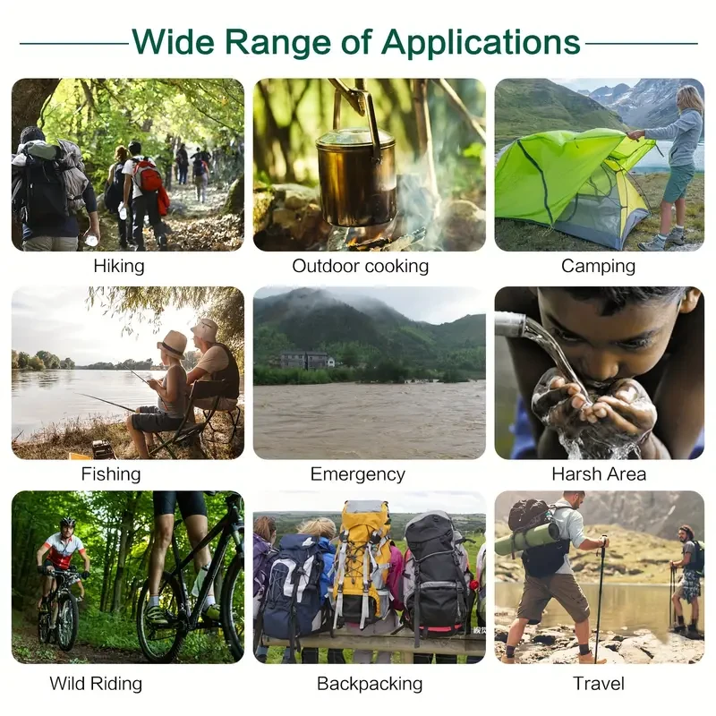 2pcs/4pcs Personal Water Filter Straw – Mini Water Purifier for Hiking, Camping, Travel, and Emergency Preparedness