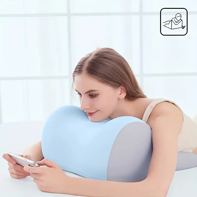 Contemporary Black Couple Pillow – Ultra-Soft Reboundable Memory Foam Pillow with Zipper Closure