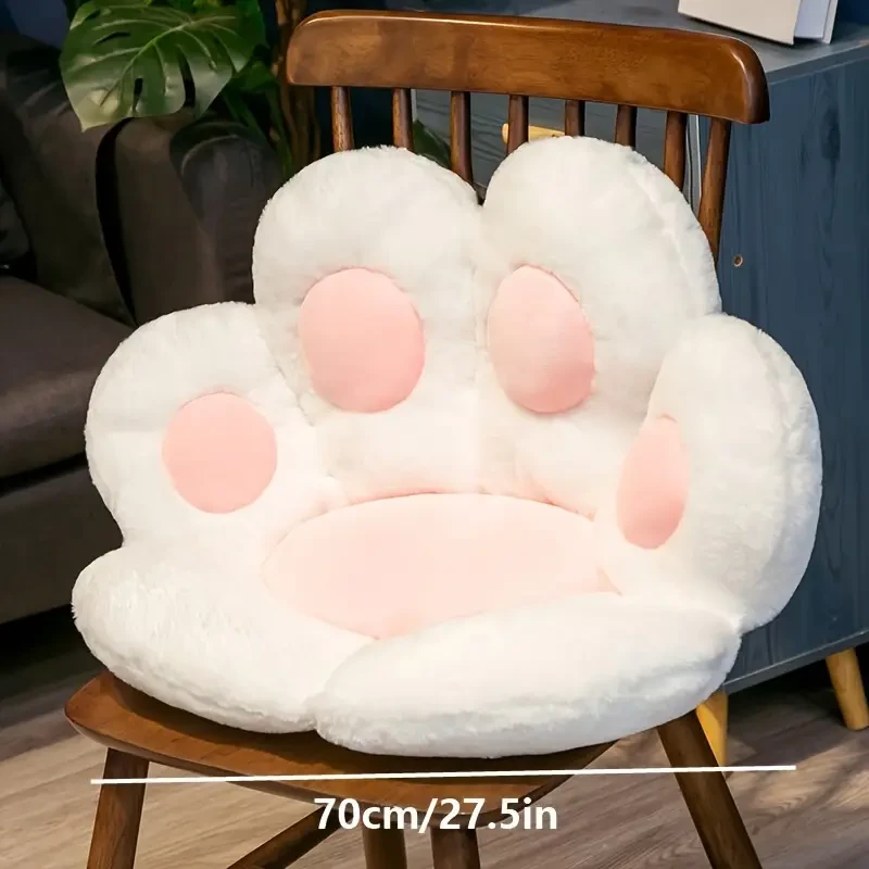 Cute Bear Plush Seat Cushion – Comfort and Style for Your Workspace