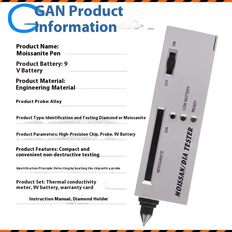 Test Moissanite Diamonds Moissanite Identifier Moissanite Detector Diamond Selector Detect Fake Diamonds