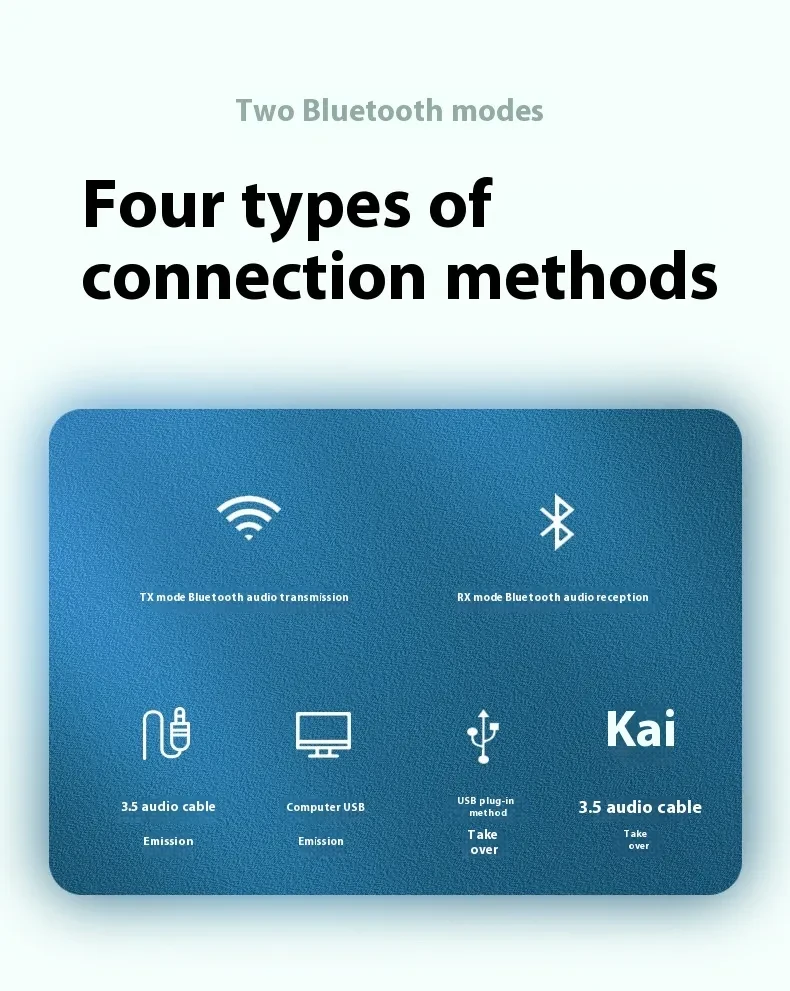 Bluetooth Transmitter Receiver Four-in-one Adapter