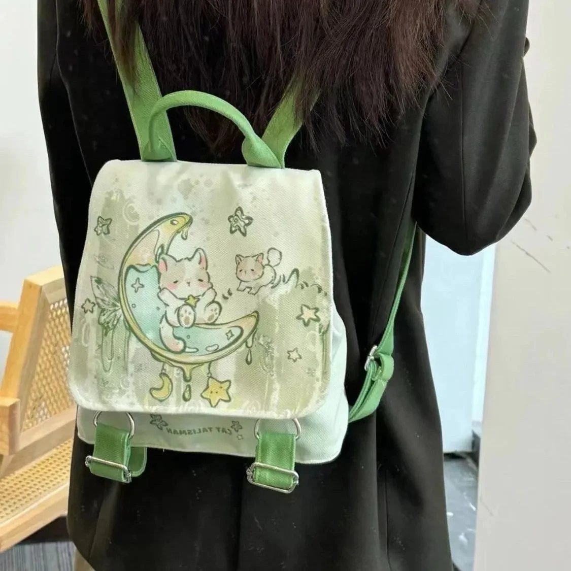 Mint Mambo Green Cute Backpack