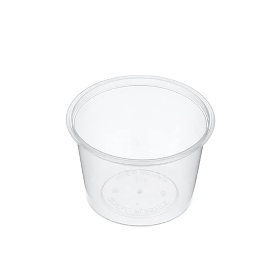 Plastic Sauce Container 0.75oz 100pcs