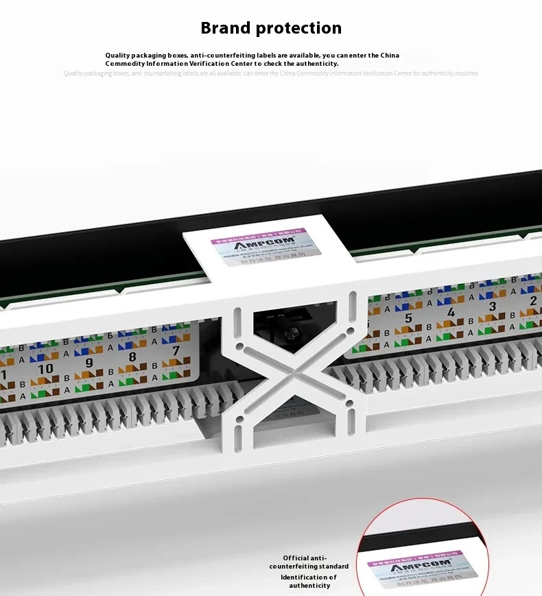 Unshielded Cabinet Type 12-port Network Distribution Frame