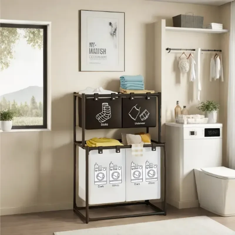 Double Layer, Dirty Laundry Basket