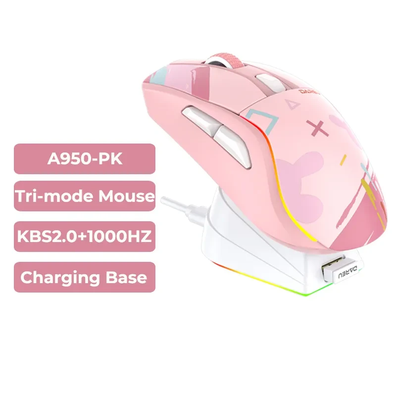 Wireless Bluetooth Wired Three-mode Mechanical Gaming Mouse