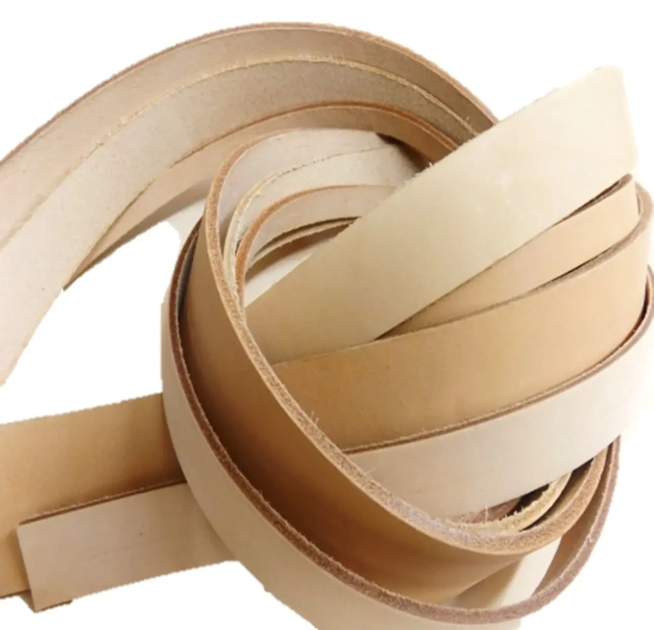 NATURAL RUSSET BELT STRIP