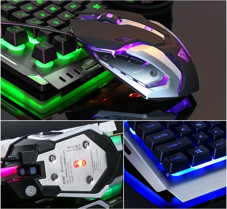 Wired gaming keyboard for notebook desktop