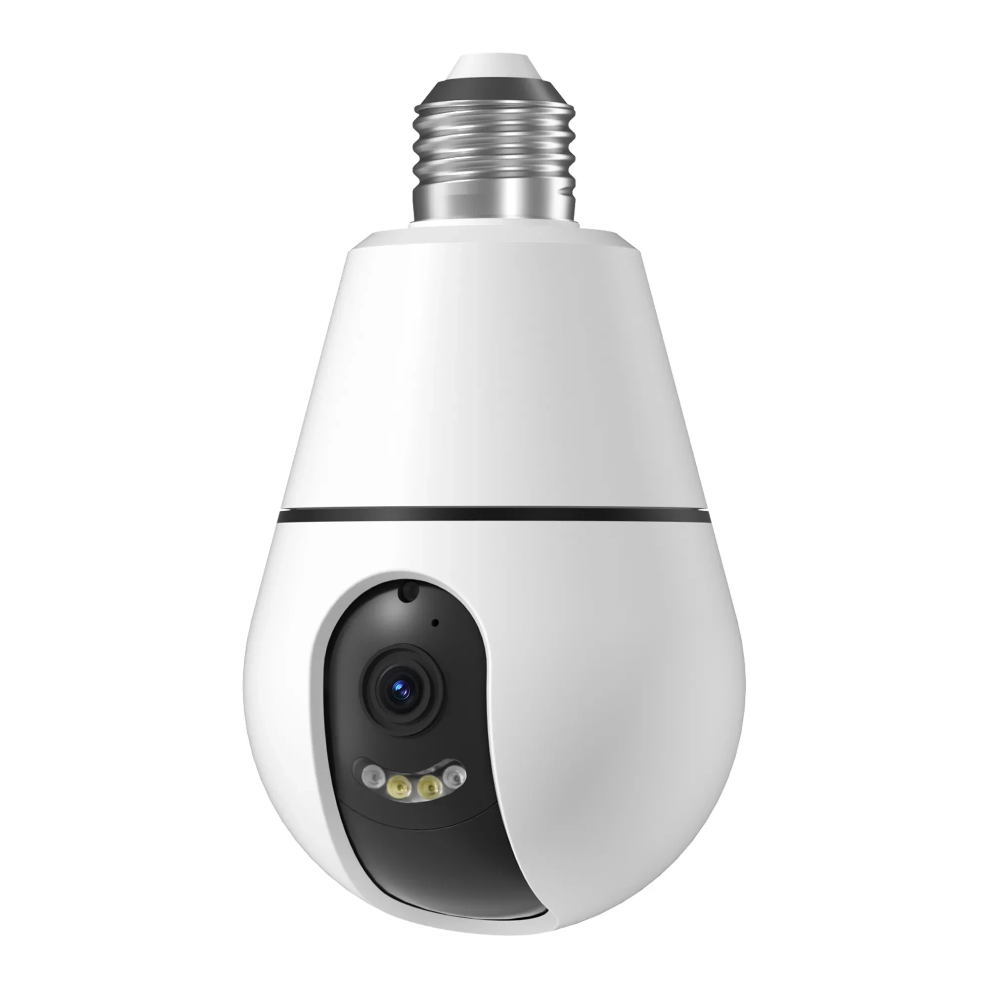 AI Detection 360 Degree HD 3MP CCTV Video Light Bulb E27 IP Wireless Mini Security Hidden Wifi Camera