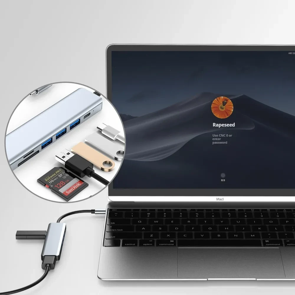 Usb Expander Is Suitable For Computer Typec To Usb Docking Station