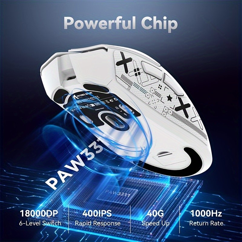 ATTACK SHARK R1 59G Wireless Gaming Mouse