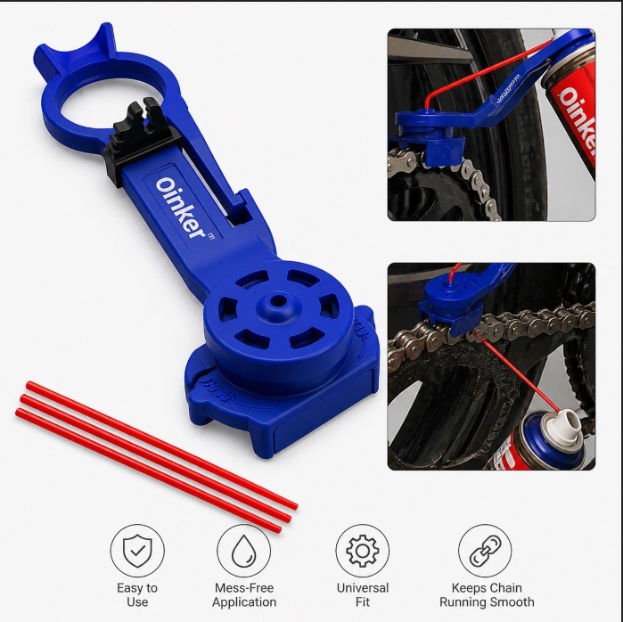 Oinker™ Precision Chain Lube Applicator for Motorcycles