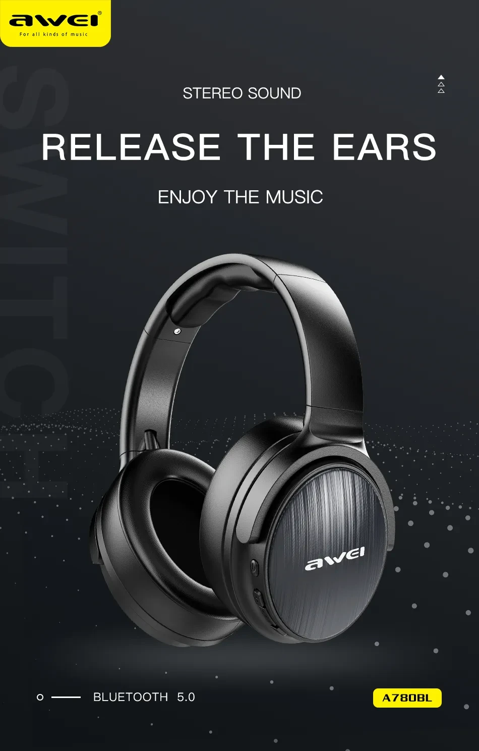 AWEI Wireless Stereo Bluetooth Headset