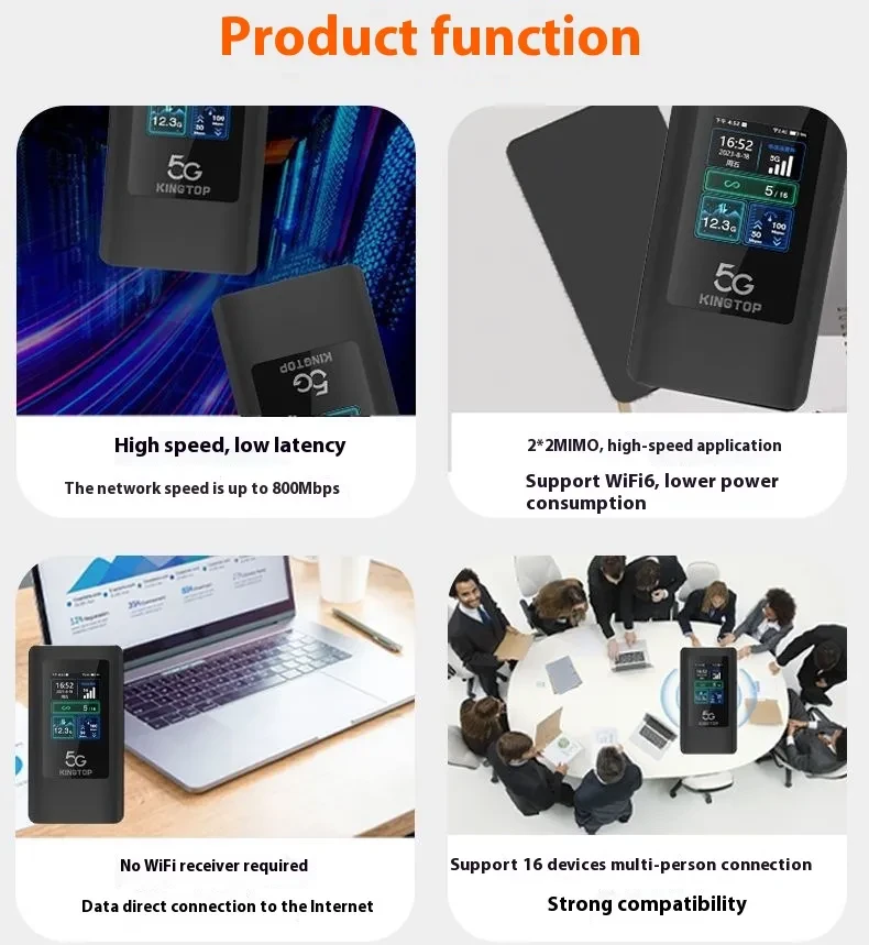 5G Netcom 4400 MA Portable Wi-Fi Router Wireless