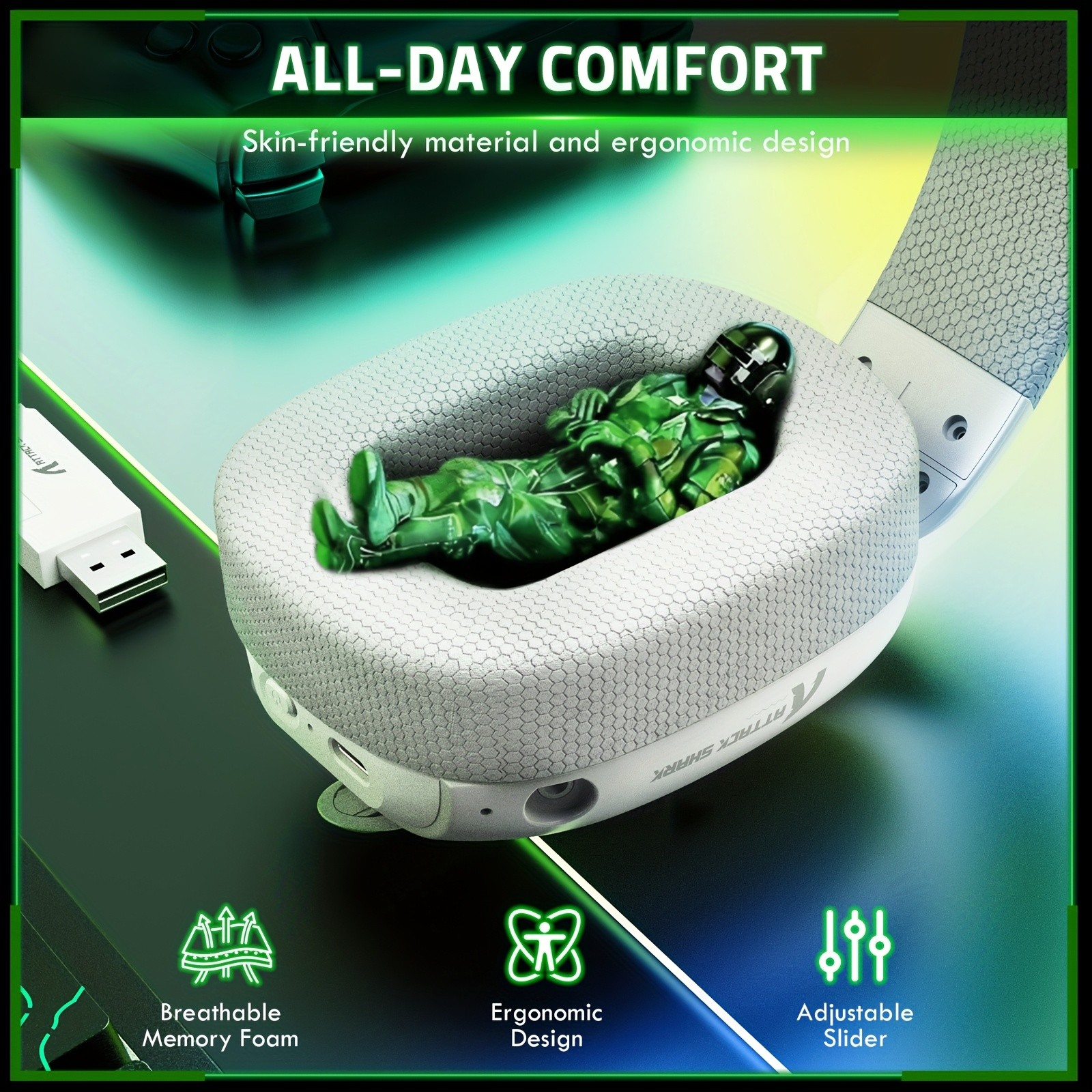 ATTACK SHARK L80 PRO Wireless Gaming Headset